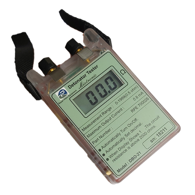 Digital fireworks ohmmeter